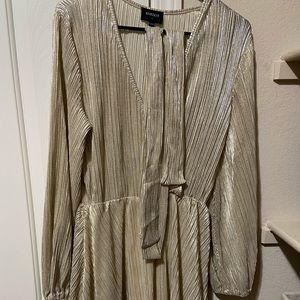 Bardot long sleeve dress